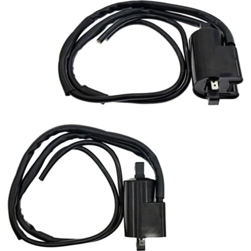2Pcs Motorcycle Ignition Coil For Suzuki GSF400 GSF600 GSF1200 - Black