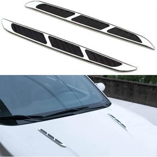 Shark gill simulation air outlet, hood decoration, vent, air intake, general purpose for car modification car stickers