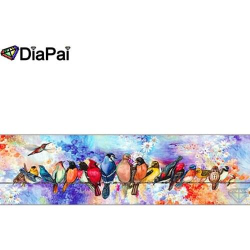 DIAPAI Diamond Painting 5D DIY 100% Full Square/Round Drill "Animal bird" Diamond Embroidery Cross Stitch 3D Decor A24479