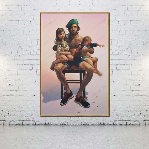 Artcozy Oil Canvas Painting Avett Curates 'About Face' Exhibit for New York For Home Decoration Wall Art