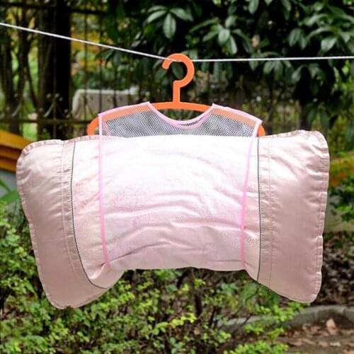 44*37cm Large Drying Net Windproof Drying Rack Fine Mesh Multifunctional Pillow Toys Sun Drying Pillow Net Bag Drying Racks