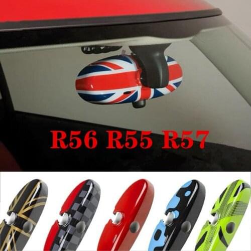 Couvercle de rétroviseur de voitur Pour MINI Cooper R55 R56 R57, pièces de véhicule pour rétroviseur de voiture en plastique ABS