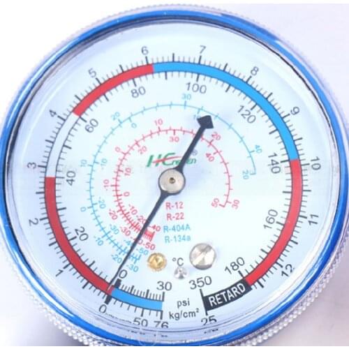 AC Diagnostic Manifold Freon Gauge Hose Set Charging R134A R12 R22 R502 Refriger