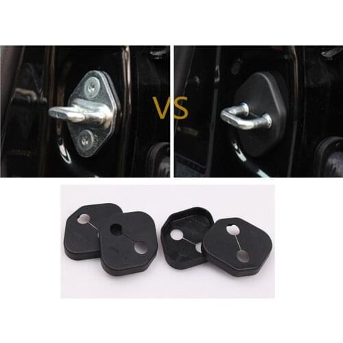 For Toyota Corolla Altis 2019 2020 2021 4pcs Car Plastic Anti Rust Water Proof Door Lock Keys Key Buckle Cover Car Styling
