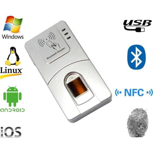 For Windows Andorid OS Bluetooth Wireless Connect Fingerprint Capture Reader for Telecom Bank Project (HF-7000)