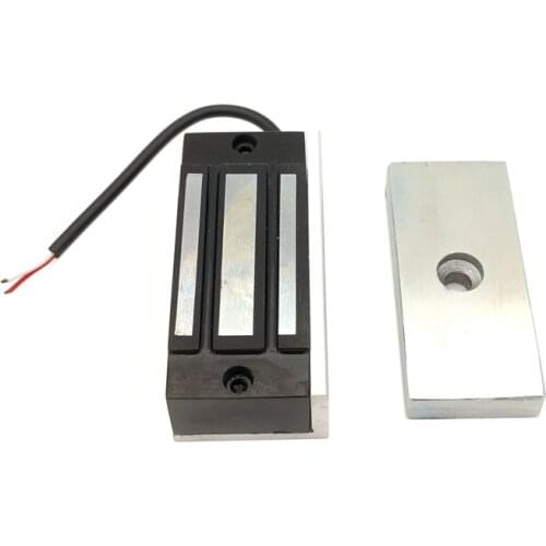 Single Door Electronic Electromagnetic Door Lock Magnetic Lock 60KG /100Lbs For Home Access Control Showcase Cabinet Glass Door