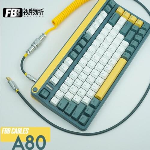 FBB Cables IQUNIX A80 Wireless Mechanical Keyboard Custom Keyboard Cable Manual Data Cable Weaving Type C for GMK Theme SP