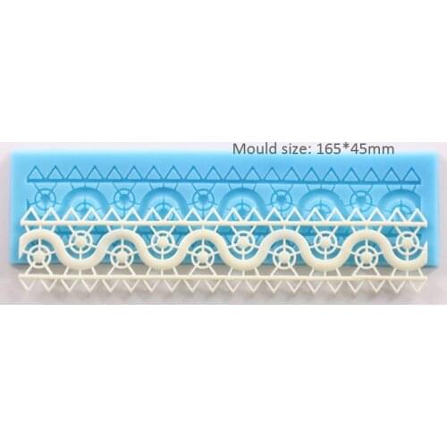 Luyou Luyou DIY Silicone Cake Mold Fondant Cake Decorating Tools Silicone Lace Mould Cake Tools Silicone Moulds Bakeware FM889