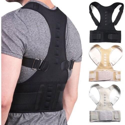Men Women Magnetic Posture Corrector Corset Back Brace Back Belt Lumbar Support Straight Corrector back posture corrector