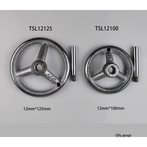 Metal handwheel milling machine CNC lathe 3D printer spoke handwheel wavy wheel bakelite three-wheel handwheel cast iron chrome