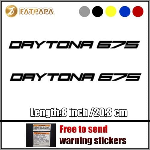 Motorcycle bike Fuel tank Wheels Fairing notebook Luggage helmet MOTO Sticker decals For Triumph Daytona 675