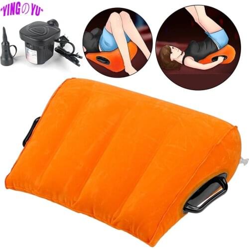 Inflatable Air Sex Furniture Love Wedge Pillow Position Magic Sex Cushion Erotic Sofa Sex Toys For Couples Women Men Adult Games