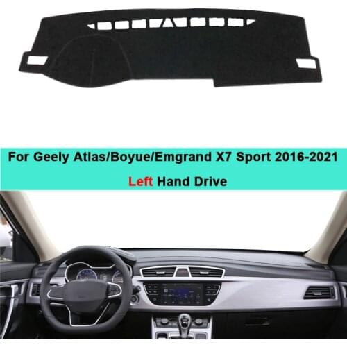 For Geely Atlas Boyue Emgrand X7 Sport 2016 2017 2018 2019 2020 2021 Car Inner Dashboard Cover Dash Mat Carpet Sunshade Pad