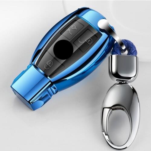 New Soft TPU Car Key Fob Case Full Cover Protect For Mercedes Benz E C Class W204 W212 W176 GLC CLA GLA Car Styling Accessories