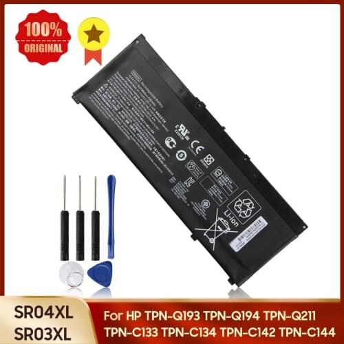 Original Battery SR03XL SR04XL For HP 15-CE 15-CB15-DC HSTNN-DB7W 15-CX TPN-Q211 TPN-Q193 TPN-C133 TPN-Q194 TPN-C134 Omen 15