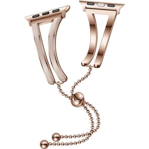 Strap for Apple watch band 40mm 44mm 38mm 42mm Stainless steel metal belt correas Women bracelet wristband series 3 4 5 se 6