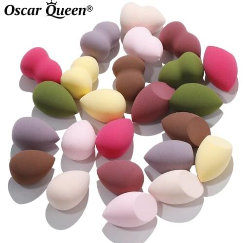 5 Pcs Mix Color Makeup Sponge Cosmetic Puff Concealer Mixed Makeup Tools Wet Become Bigger Cosmetic Sponge Egg Beauty