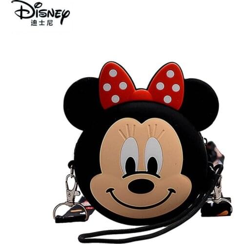 Disney Mickey Mouse Shoulder Bag Women Minnie Chain Lady Handbag Fashion Waterp Breathable Wallet Lightweight Coin Purse