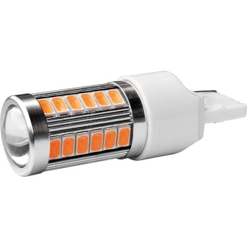 T20 7440 W21W WY21W 33 SMD 5630 LED Car Tail Bulb Stop Light 33SMD 5730 LED Auto Reverse Lamp DRL Driving Light Red White Orange