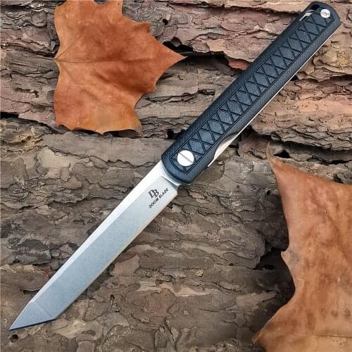 Outdoor Tactical Camping Hunting Survival Pocket Quick Folding Knife Ball Bearing D2 Blade G10 Handle Camp Hunt Cleaver Knives