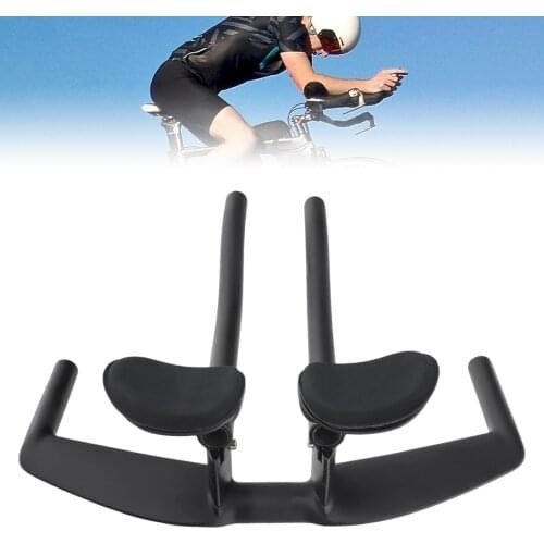 Bicycle Rest Handlebar Relaxation Arm/Hand Rest TT Bar Cycling Aero Bars Adjustable Aerobars for Road Mountain MTB Bike Racing