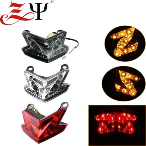 Integrated LED Tail Light Turn Signal Blinker For Kawasaki Z800 2013-2016 Z125 2016-2017 ZX-6R Ninja 2013-2017