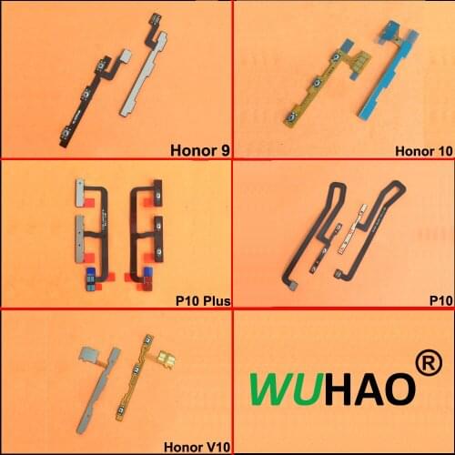 1pc Power ON OFF Volume Button Switch Key Flex Cable Ribbon for Huawei Honor 9 10 P10 P10plus for Honor V10