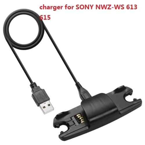 1pc. Replace Data Sync Cradle Dock Desktop USB Charging Clip Charger For NWZ-WS 613 & NWZ-WS 615 Walkman Headphone-integrated