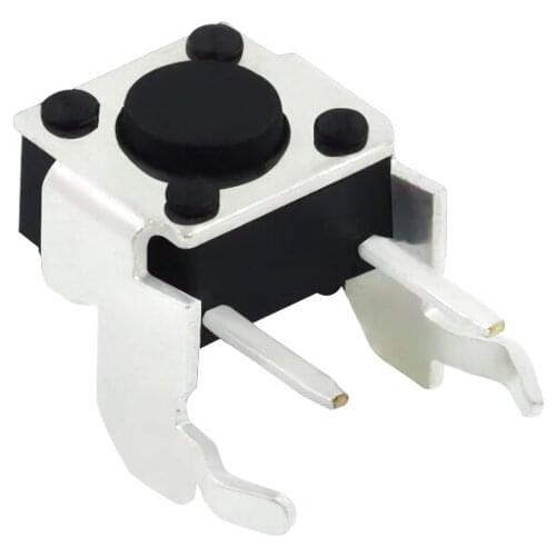 10PCS TS-D014 6*6*5 Momentary tact switch side insert side 2 pin with half bracket small switch