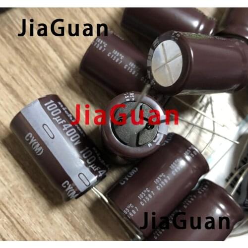 10PCS UCY2G101MHD6 NICHICON CY 400V100UF 18X31.5MM electrolytic capacitor 100uF/400V High frequency long life 100UF 400V