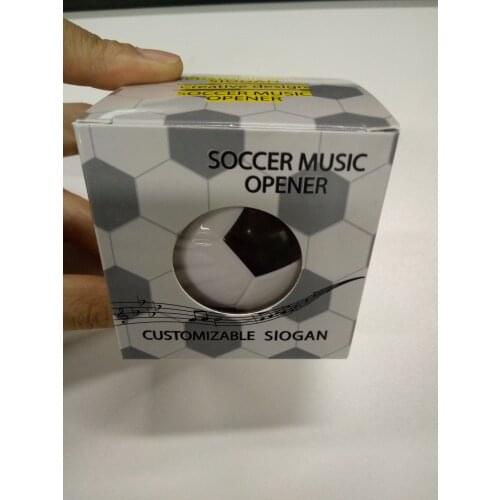 2pcs/Lot,New summer classic Soccer Music opener for world cup full stock talking bear magnet opener for home decoration