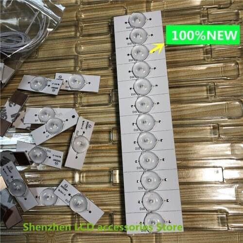 50Pcs/Lot 100%NEW high quality 6V SMD Lamp Beads with Optical Lens Fliter for Changhong Haier LED TV Repair