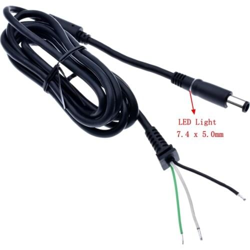 DC Tip 7.4x5.0mm Power Plug Socket Connector with LED light for Dell 19.5V 9.23A 11.8A 12.3A 230W Notebook PC Charger