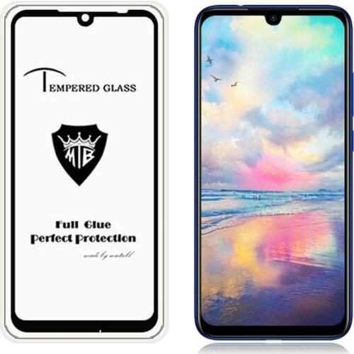 9H Full Glue Cover Tempered Glass Screen Protector for Xiaomi Redmi 7 Redmi7 for Xiaomi Redmi Note 7 Pro 16GB 32GB glass Film