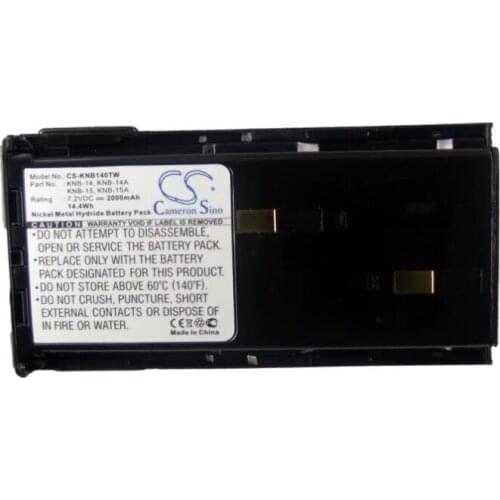 Cameron Sino 2000mAh battery for KENWOOD CP-213 TCP-113 TK-2100 TK-2102 TK-2107 TK-260 TK-260G TK260GE TK-270 TK-270G TK-272