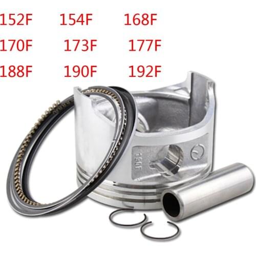 Go karts Gasoline engine 152F 154F 168F 170F 173F 177F 188F 190F 192F Piston Ring for Generator Water pump Outer board Parts
