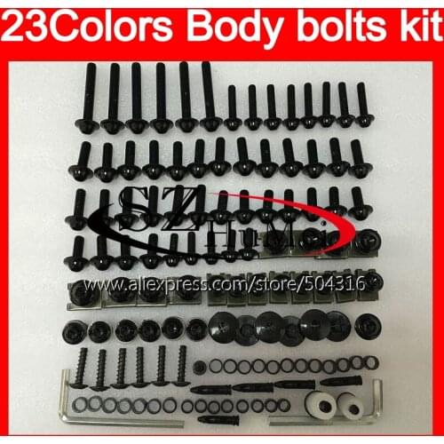 Fairing bolts full screw kit For YAMAHA YZFR1 12 13 14 YZF R1 YZF 1000 YZF1000 YZF-R1 2012 2013 2014 Windscreen bolt screws Nuts
