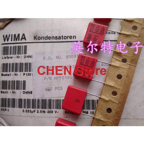 10PCS/50PCS Germany WIMA FKP1 0.033UF 400V 33NF 2.5% P15MM audio Polypropylene (PP) Capacitors 333/400V 333 250VAC
