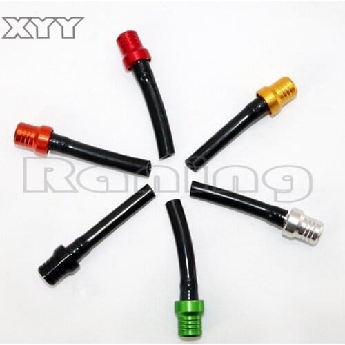 6 Colors 2.8 Gas Fuel Cap Petrol Valve Vent One-way Breather Black Hose Tube For ATV PIT Dirt Bike Universial