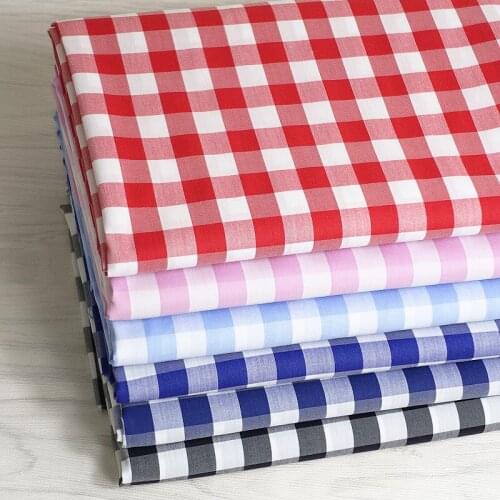 Small Plaid Cloth Elastic Yarn Dyed Classic Shirt Casual Fashion Fabric Chaoyang Lattice