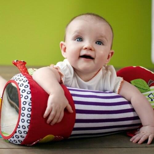 42cm Newborn Baby Multifunction crawling roller Toddler Toys Fitness Sport Soft Stuffed Plush Toys Music Teether Bibi Baby Gift