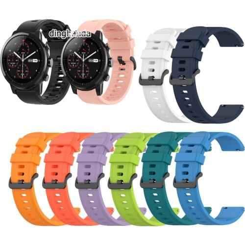 Soft Silicone Watch Strap Band For Ticwatch Pro 3 Pro 2020 Pro 4G Replacement band for Ticwatch E2 S2 GTX strap