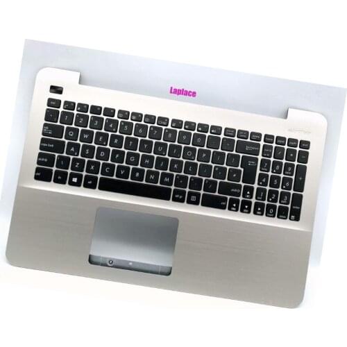 New UK keyboard for Asus F555UA F555UB F555UJ F555UQ Gold Palmrest