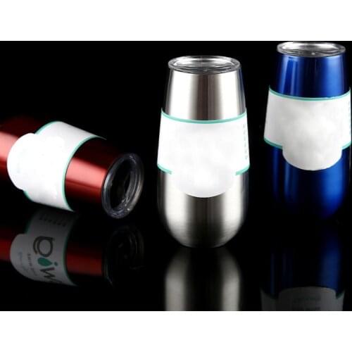 New hot sale 6oz double wall 304 stainless steel vacuum flask milk drinking beer swig wine cup creative egg shape Coffee tea Mug