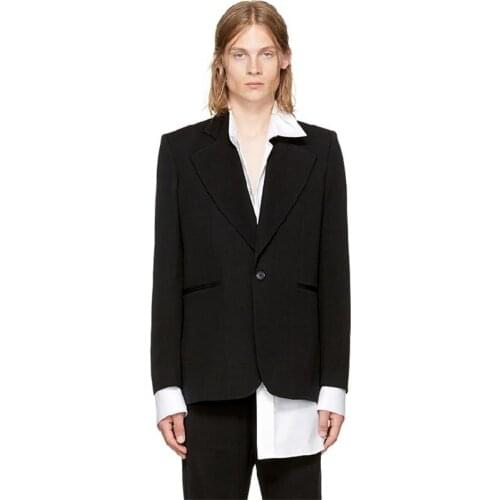 Groom groomsmen dress official business mens self-cultivation custom 2 piece one button classic casual mens suit