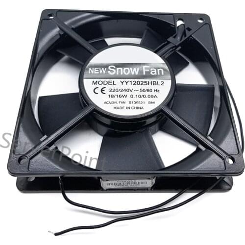 Original for YY12025HBL2 AC 220V double ball bearing cooling fan 120*120*25