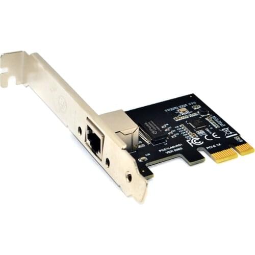 PCI Express PCI-E Network Card 1000Mbps Gigabit Ethernet 10/100/1000M RJ-45 LAN Adapter Converter Network Controller RTL8111F