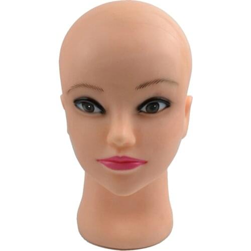 Silicone Practice Massage Makeup Mannequin Head Training Wig Holder Display