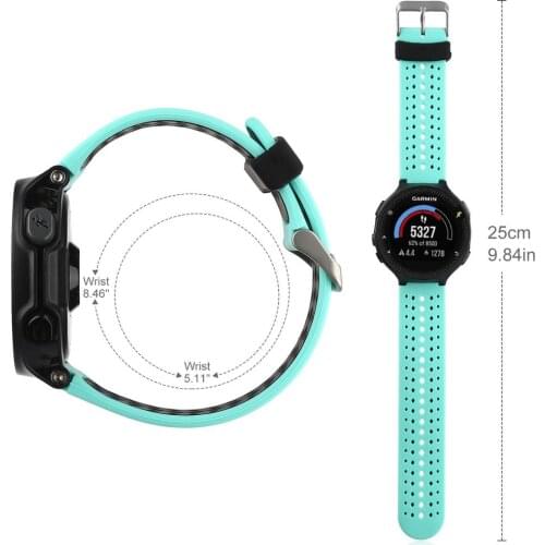 Bands Replacement for Garmin Forerunner 235 220 230 620 630 735XT Soft Wristband Strap for Garmin Approach S20 S6 Silicone Band