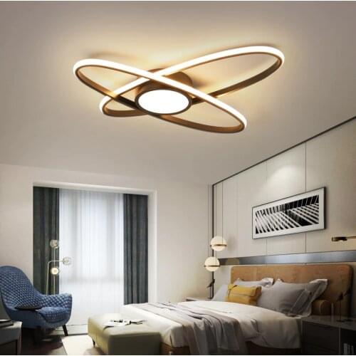 Modern chandelier for bedroom living room dining home minimalist black led ceiling lamps in the kitchen indoor lighting fixtures